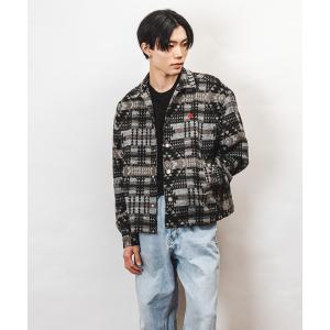 コート ジャケット Healthknit Product ヘルスニットプロダクト コヨーテ 刺繍 オルテガ柄 ジャケット(GW) メンズ