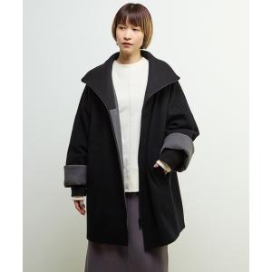 コート アウター 「nota della mano sinistra（ノータ デラ マノ シニストラ）」ドルマンファスナーハイネックコート レディース