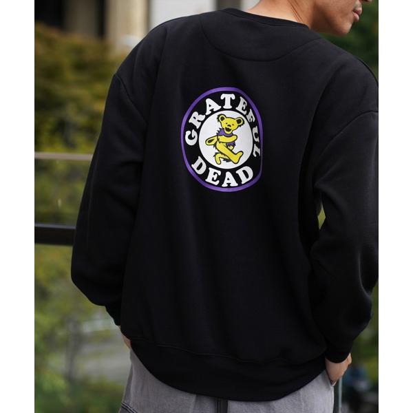 トレーナー スウェット (DV)「Grateful Dead」ダンシング・ベアー プリント スウエッ...