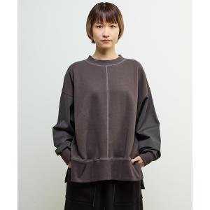 トレーナー スウェット 「nota della mano sinistra（ノータ デラ マノ シニストラ）」袖切替デザインスウェット レディース