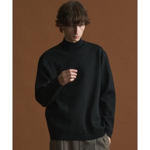 セーター ニット (WEB限定商品）バウンドウールハイネックニット/モックネックニット メンズ