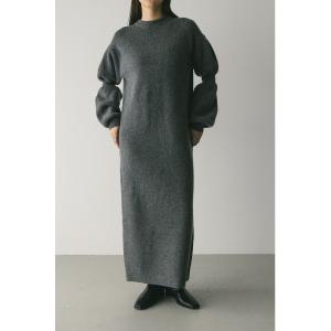 ワンピース キャンディースリーブニットワンピース