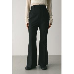 パンツ センタープレスフレアパンツ レディース