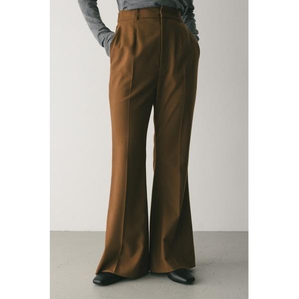 パンツ センタープレスフレアパンツ レディース