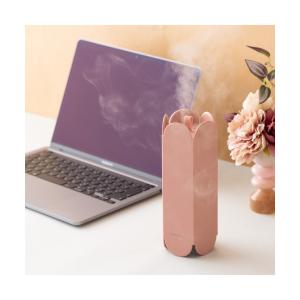 「充電式」アーチ 超音波加湿器 ピンク