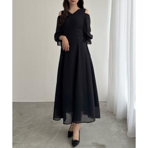 ワンピース ギャザーフレアロングワンピース : ZOZOTOWN Yahoo!店