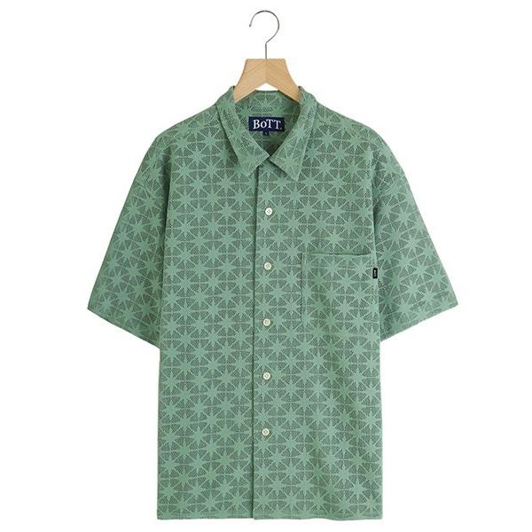 シャツ BOTT / ボット：Sparkle Mesh S/S Shirt：BOTT-25SS-9「...