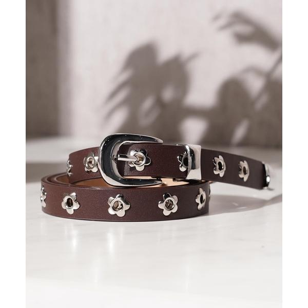 ベルト フラワーリベット ベルト / Flower Rivet Belt レディース メンズ