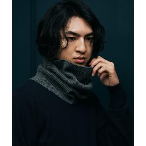 ネックウォーマー スヌード KATHARINE HAMNETT LONDON/キャサリンハムネットロンドン カシミヤ混 ネックウォーマー スヌード メ