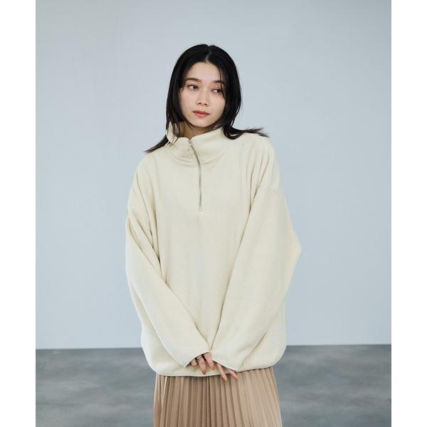 milli de l'air  ライトボアハーフジップ レディース メンズ