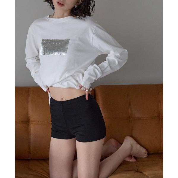 レギンス スパッツ 「2枚セット」1分丈スパッツ 黒 レディース