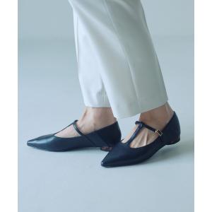 シューズ ミュール ポインテッド Tストラップ フラットシューズ 撥水 レディース｜ZOZOTOWN Yahoo!店