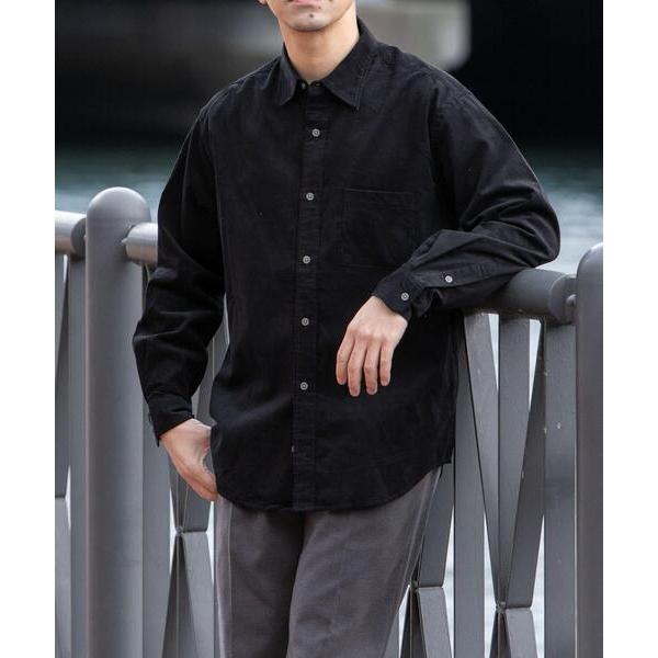 シャツ アーバンリラックスコーデュロイレギュラーシャツ メンズ