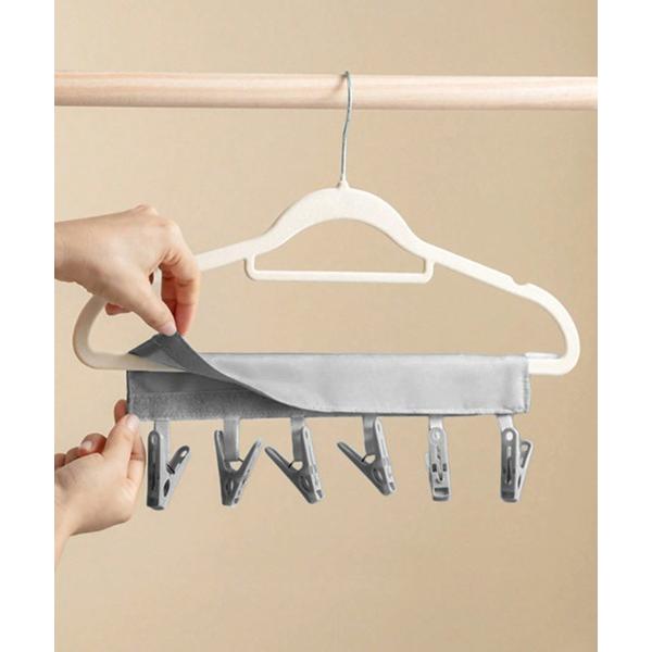 旅行 10D25-KR どこでも簡単取付け 携帯 ピンチハンガー