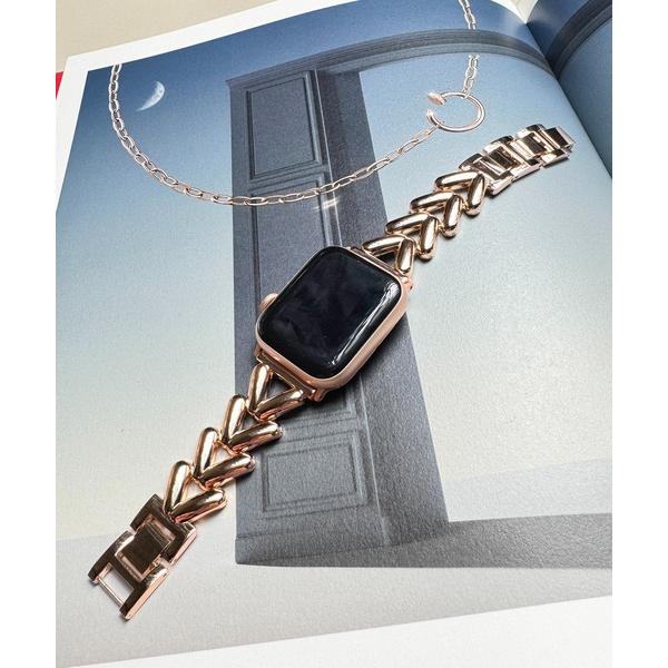腕時計 10D19-MZ Vチェーンスマートウォッチバンド Apple Watch Band 38m...