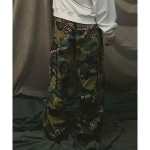 カーゴパンツ HUMAROUS オリジナルCAMOカーゴ レディース メンズ