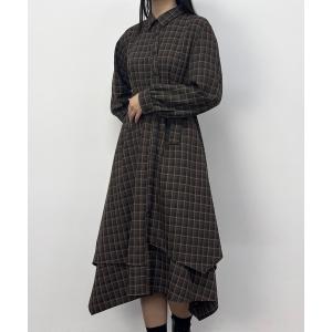 ワンピース イレヘムアシメワンピースの商品画像