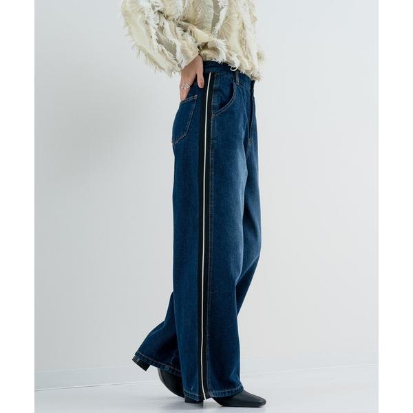 ジーンズ デニム デニムパンツ 「SABUROKU」 大人カジュアル に差がつく サイドライン デニ...