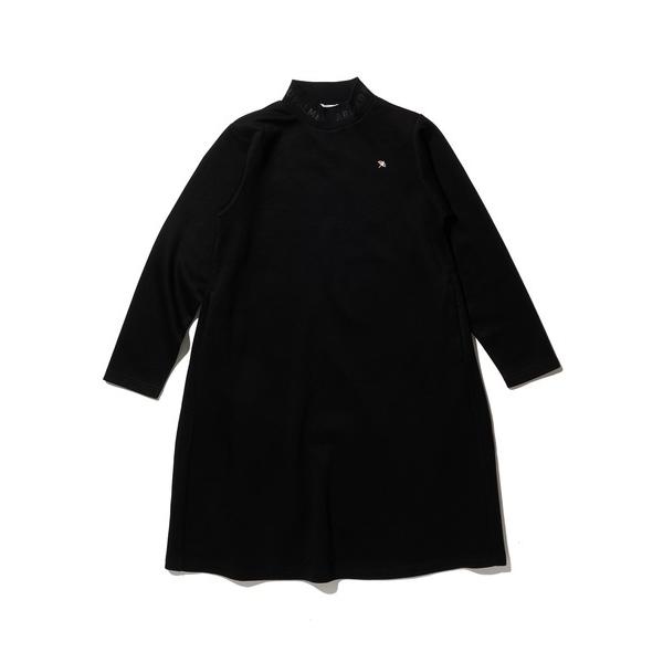 ワンピース 衿エンボスロゴ ワンピース