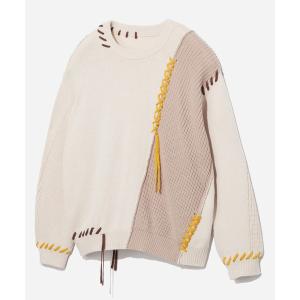 セーター ニット クロスステッチニットプルオーバー(HARE) メンズ レディース