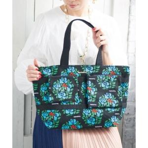 トートバッグ ハローキティ ブーケドゥローズ 大人キティ 2way巾着