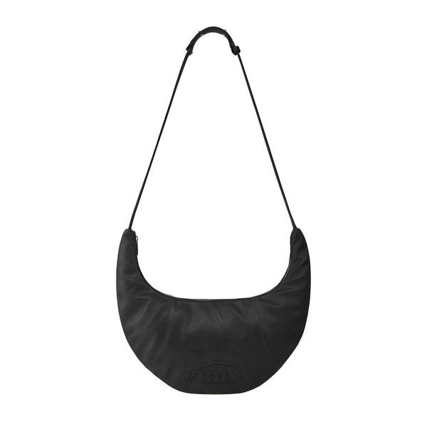 ショルダーバッグ バッグ LOGO EMBOSSED HALF MOON BAG レディース メンズ
