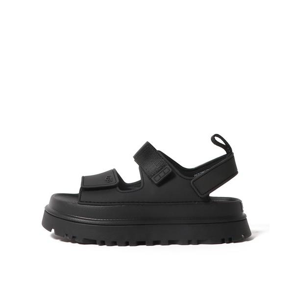 「UGG」 フラットサンダル 8 ブラック レディース