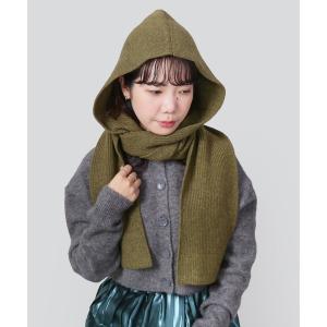 ストール マフラー CONTROL FREAK(コントロールフリーク)ニットフードマフラー レディース