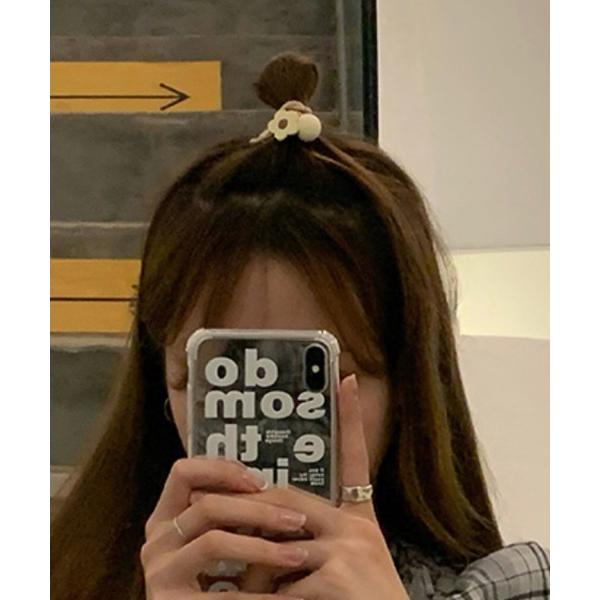 ヘアゴム FReePLACe/マットフラワーモチーフヘアゴム R0150