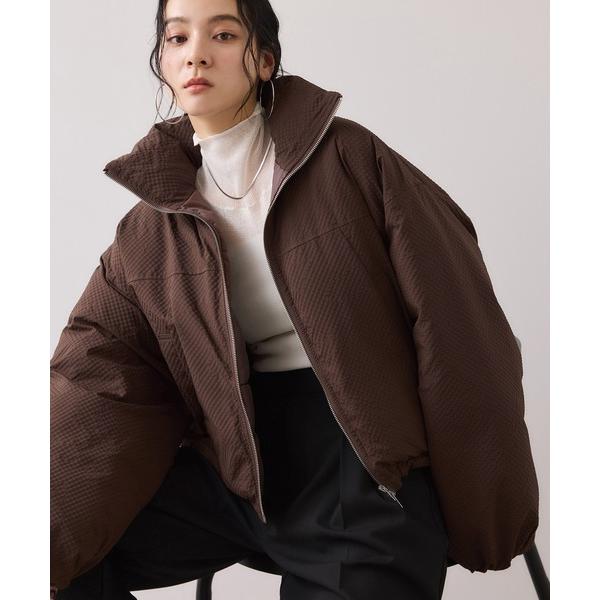 ブルゾン アウター 「WEB限定」軽くてあたたかいパディングショートボリュームダウンブルゾン レディ...