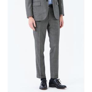 パンツ トロッター トラウザーズ#108 ウール混グレンチェック メンズ