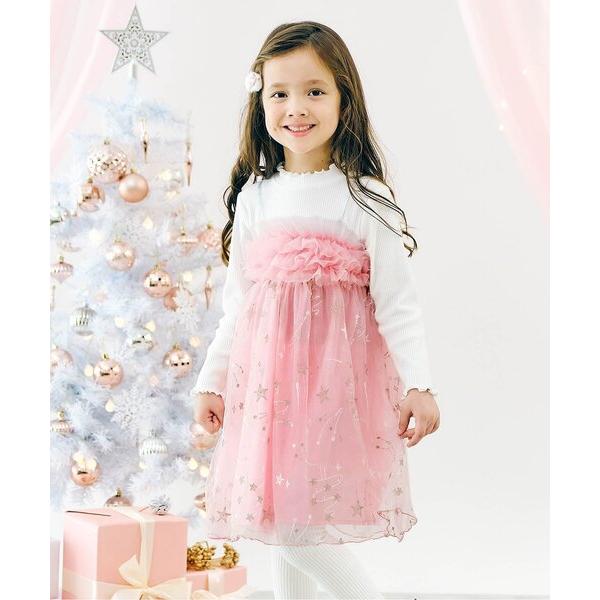 ワンピース 「リンク」Holidayワンピース＿アプレレクールマシェリ_ジュニア対応 キッズ 子供服...
