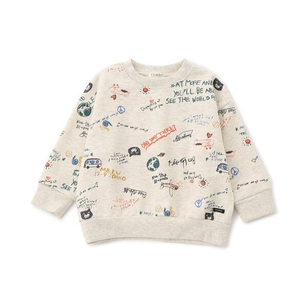 トレーナー 「ジュニア対応」3色3柄総柄トレーナー キッズ 子供服 男の子 女の子