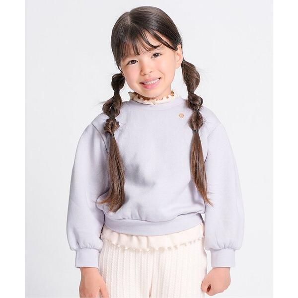 トレーナー 「ジュニア対応」バックリボンレイヤードトレーナー キッズ 子供服 女の子