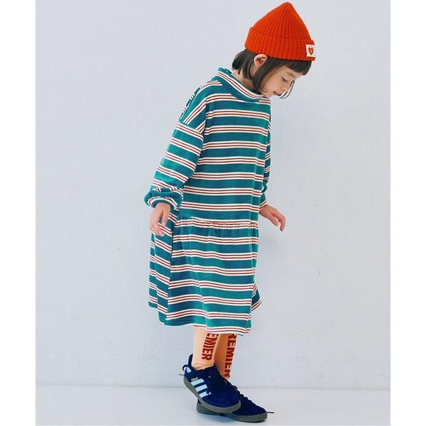 ワンピース 「ジュニア対応」ベロアタッチのメルティ起毛フリースぬくぬくワンピース キッズ 子供服 女...