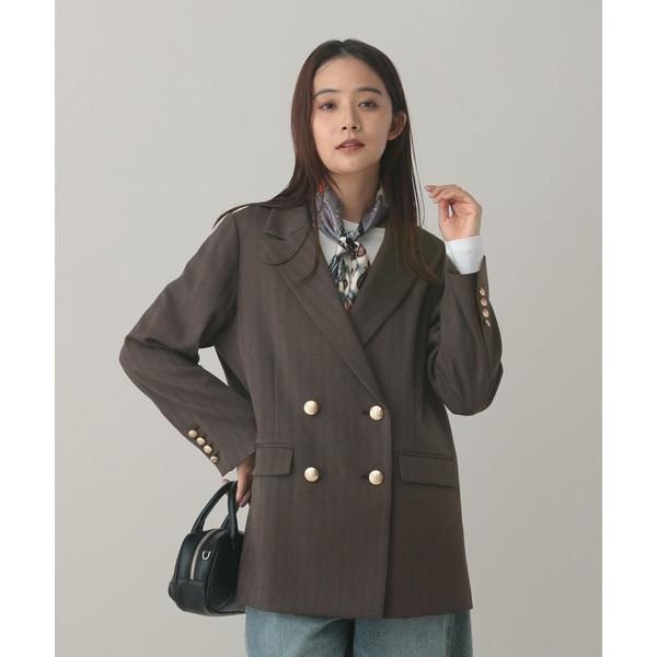 ジャケット テーラードジャケット MATINEE LINE/ウールライク/ダブルジャケット/6015...