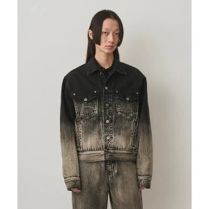 ブルゾン アウター 「JUHA/ユハ」GRADATION DENIM JACKET メンズ