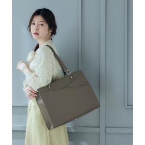 トートバッグ 軽量アウトポケットA4トートバッグ レディース