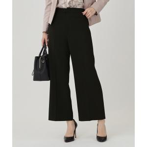パンツ 「手洗い可」ストレートワイドパンツ レディース