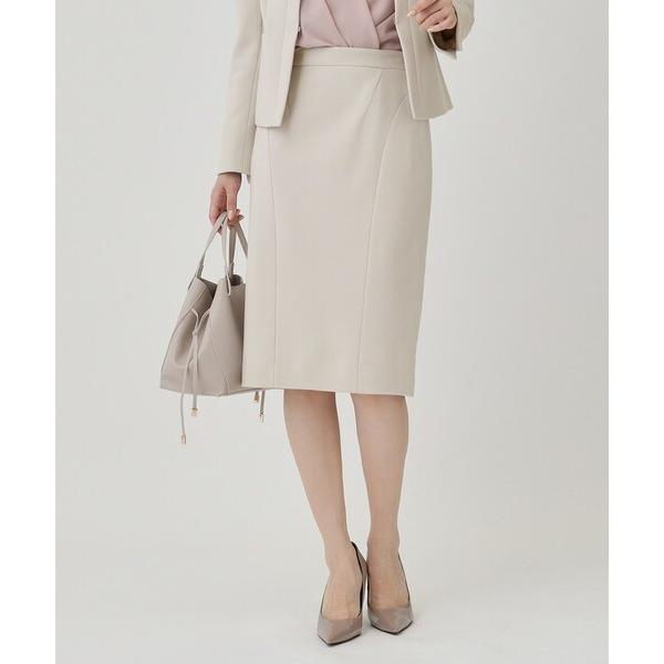 スカート 「日本製／セットアップ可」ジャージ素材タイトシルエットスカート