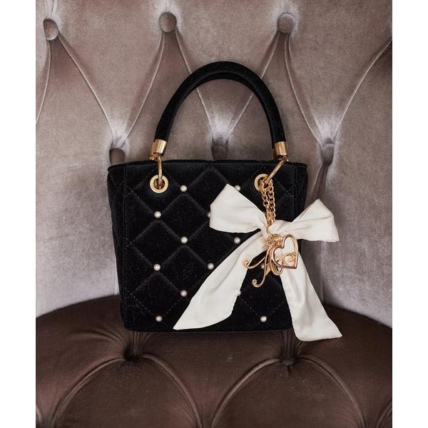 ショルダーバッグ バッグ 「HolidayCollection」チャーム付きキルティングミニバッグ ...