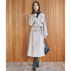 ステンカラーコート コート ウールスタンドカラーコート レディース