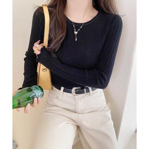 ニット セーター 「ZOZO限定」クルーネックニットトップス レディース