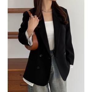 ジャケット テーラードジャケット レイヤードデザインジャケット レディース