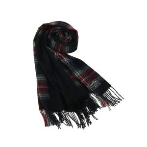 ストール マフラー バイカラーチェックストール レディース