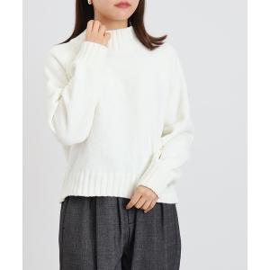 ニット セーター ベロアモールボートニット レディース