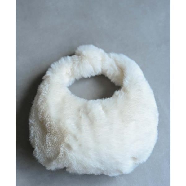 ハンドバッグ ファーハンドドロップバッグ