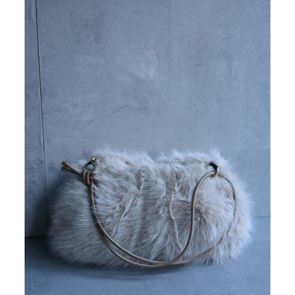 ショルダーバッグ バッグ ループファーショルダーバッグ レディース