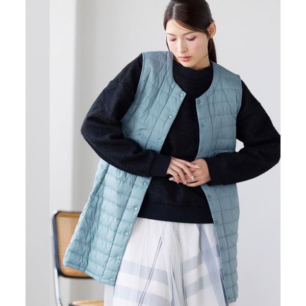 ベスト ジレ 「Filomo」ダウンロングベスト ナイロン レディース