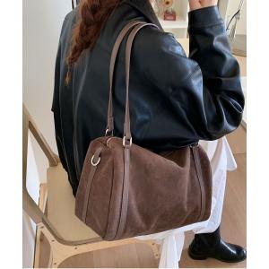 ショルダーバッグ バッグ 「 ammy. / エイミードット 」 スエード調 クロス ボストンバッグ / 2way レディース